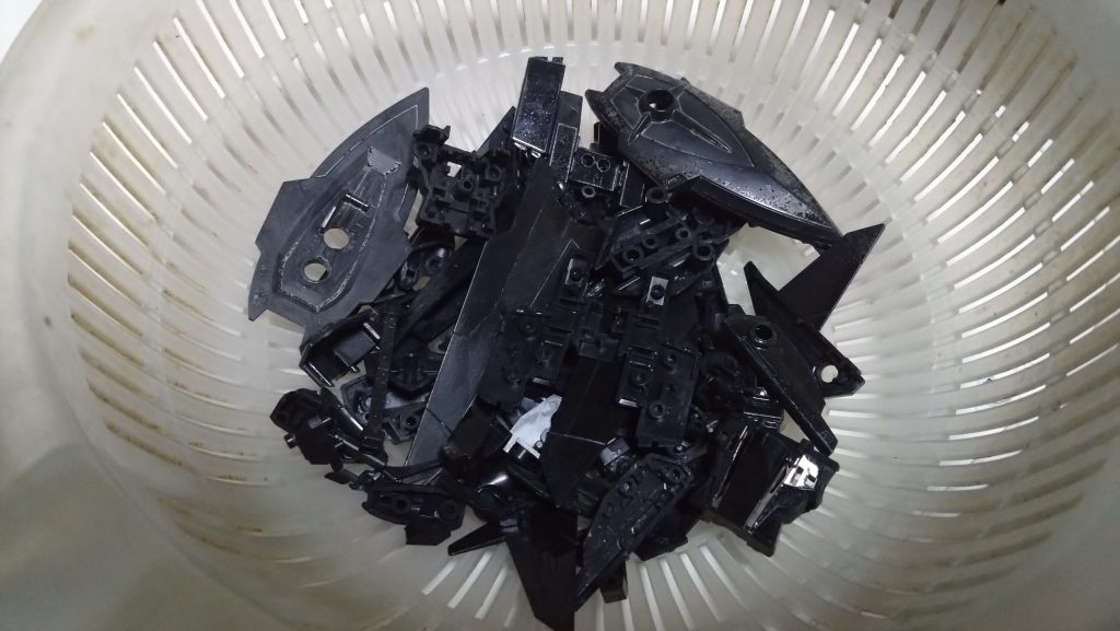 暁は通常のメッキとは違い2回にわけて剥がさないと完全に剥がれないのね！