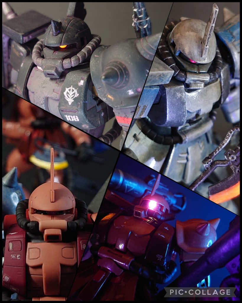 4機のバストアップをまとめた1枚。来年までにまた1機作りたいものです。。😌以上、最後まで見ていただきありがとうございました🍀☺️