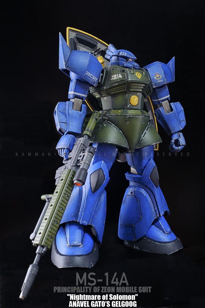 MS-14A ガトー専用ゲルググ (2022完成) 全筆塗 !–2枚目/制作者：Kamman