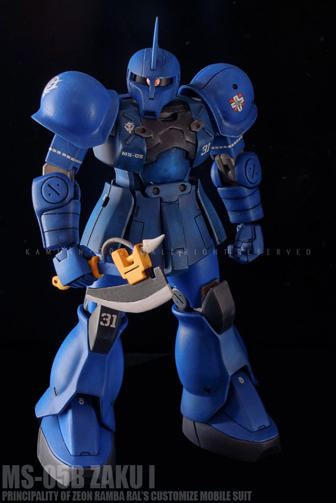 HGUC MS-05B ザク I (ランバラル専用機)–2枚目/制作者：Kamman