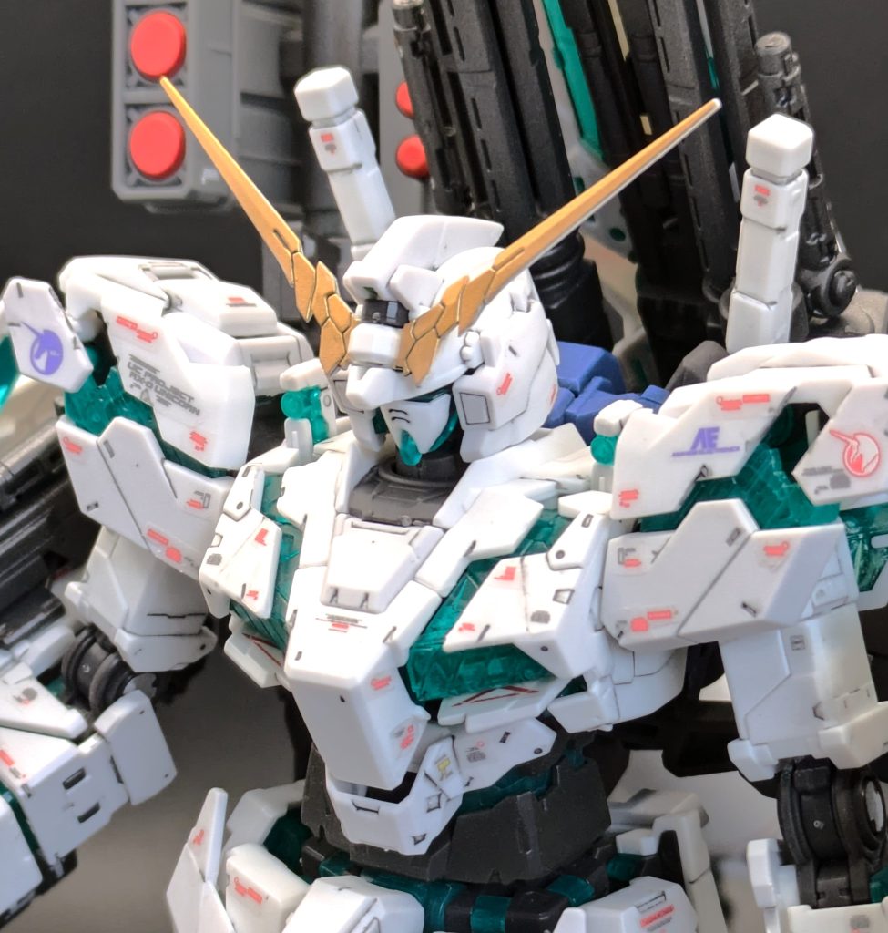 RG フルアーマーユニコーンガンダム 部分？塗装