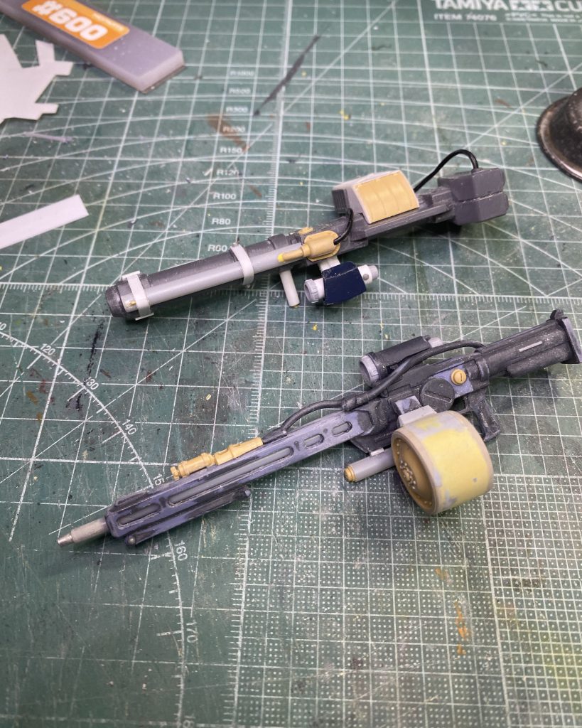 武装の作製中陸ガンとシーマゲルググから拝借