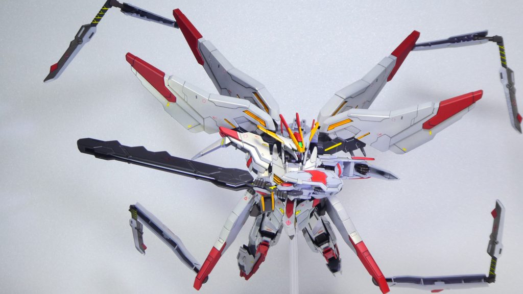 パーツ破損して追加羽は開きません：：哀しみ