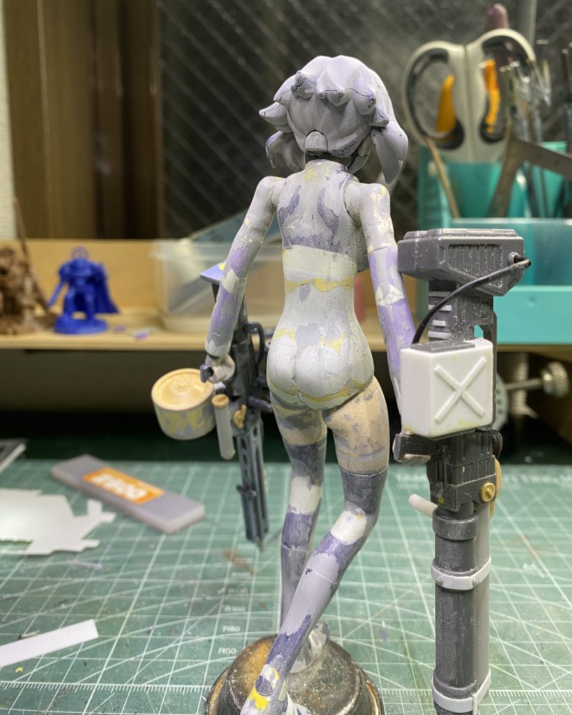 盛って削って迷走中二の腕、お腹、太もも延長してますおっさんが一人で何やってんだろ？と不安な日々