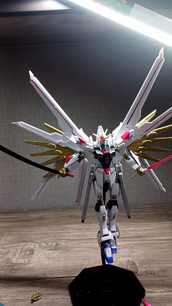 パッケージのポーズの再現をしました。どうでしょう。いいでしょ( *¯ ꒳¯*)！可動範囲が良くて、決めやすいなーー