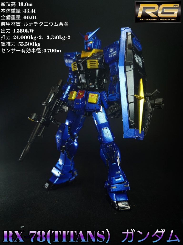 RG ガンダム（ティターンズ仕様）Ver2.0