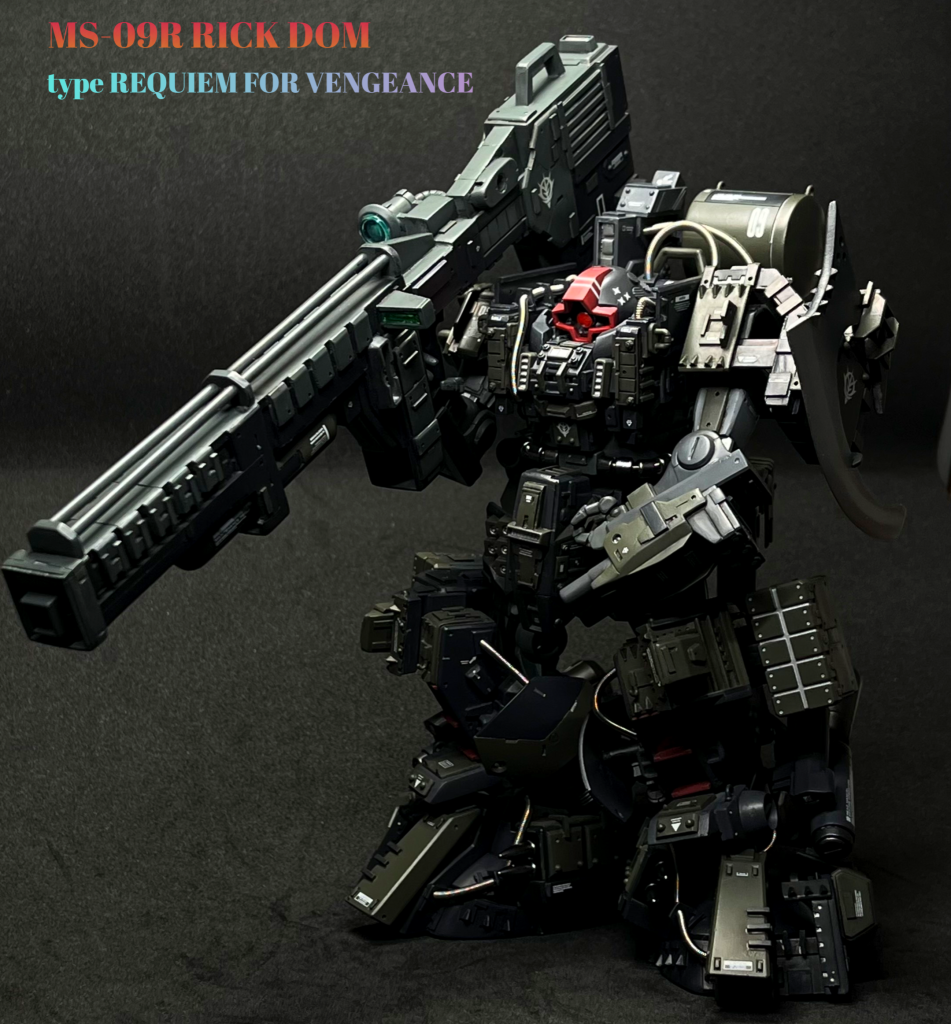 全景　下半身はヘイズルをスクラッチ　上半身はプラ板でスクラッチしました。