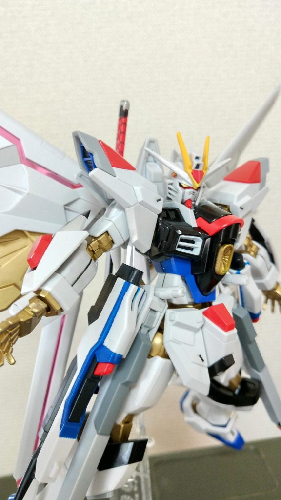 金の形成色は、なんと蛍光色でビックリしましたが、シマシマのところもあり、塗装しました。ちょっともったいなかったかな?平手が入ってたのは嬉しいですね。