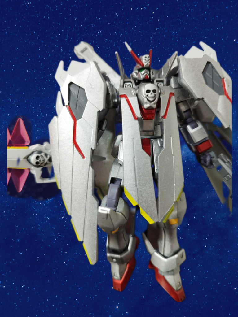 赤ラインのマスキングが大変