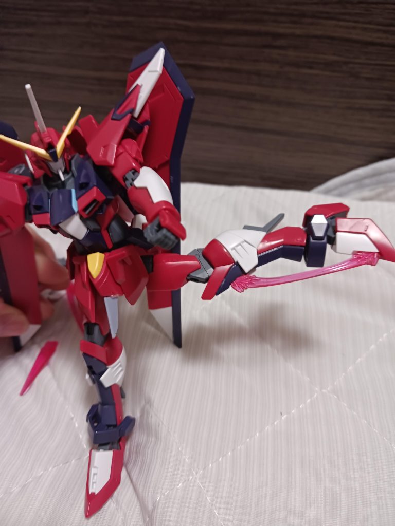 そしてジャスティスガンダムシリーズと行ったらこれビームブレイド！（こちらも間違っていたらコメント欄で！！）で蹴ったらいいですねー