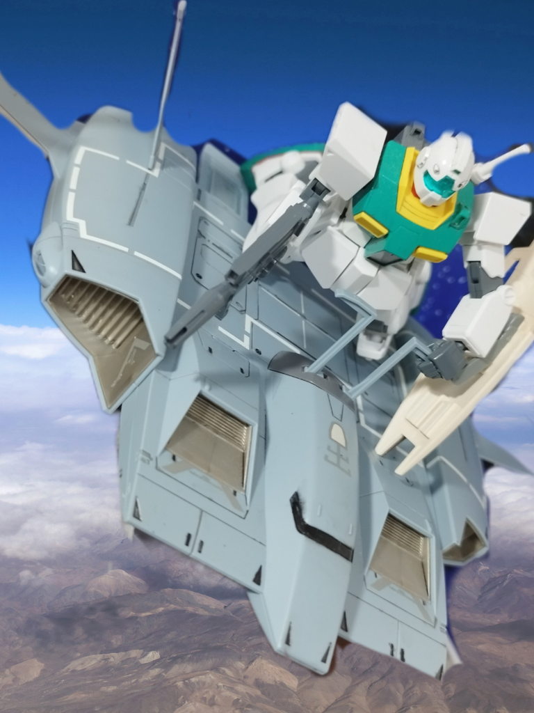 サブフライトシステム、いいですね!!自画自賛(笑)カッコいい!これぞガンダムワールド!