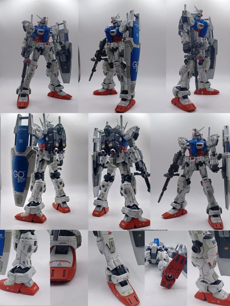 HGUCに比べて部品が大きいので、作業は思いの外、楽に楽しめました。