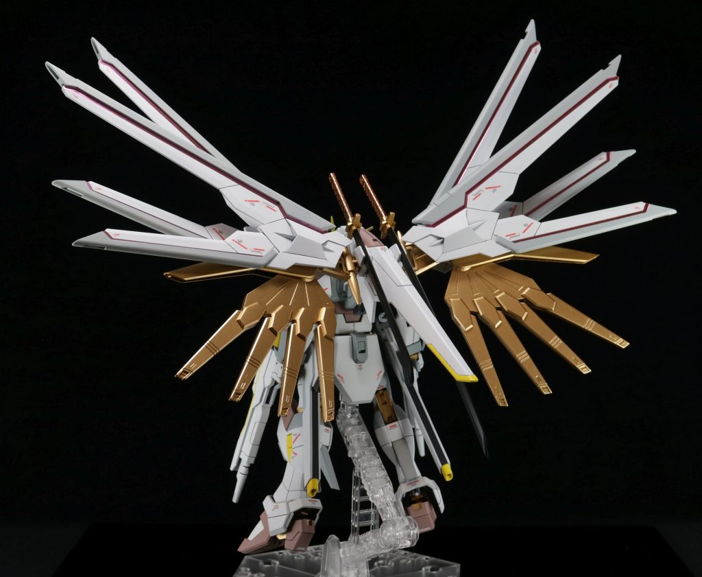 HG パーフェクトマイティーストライクフリーダムガンダム ギガンティックアームユニット装備 スノーホワイトカラー–9枚目/制作者：ちりぼう