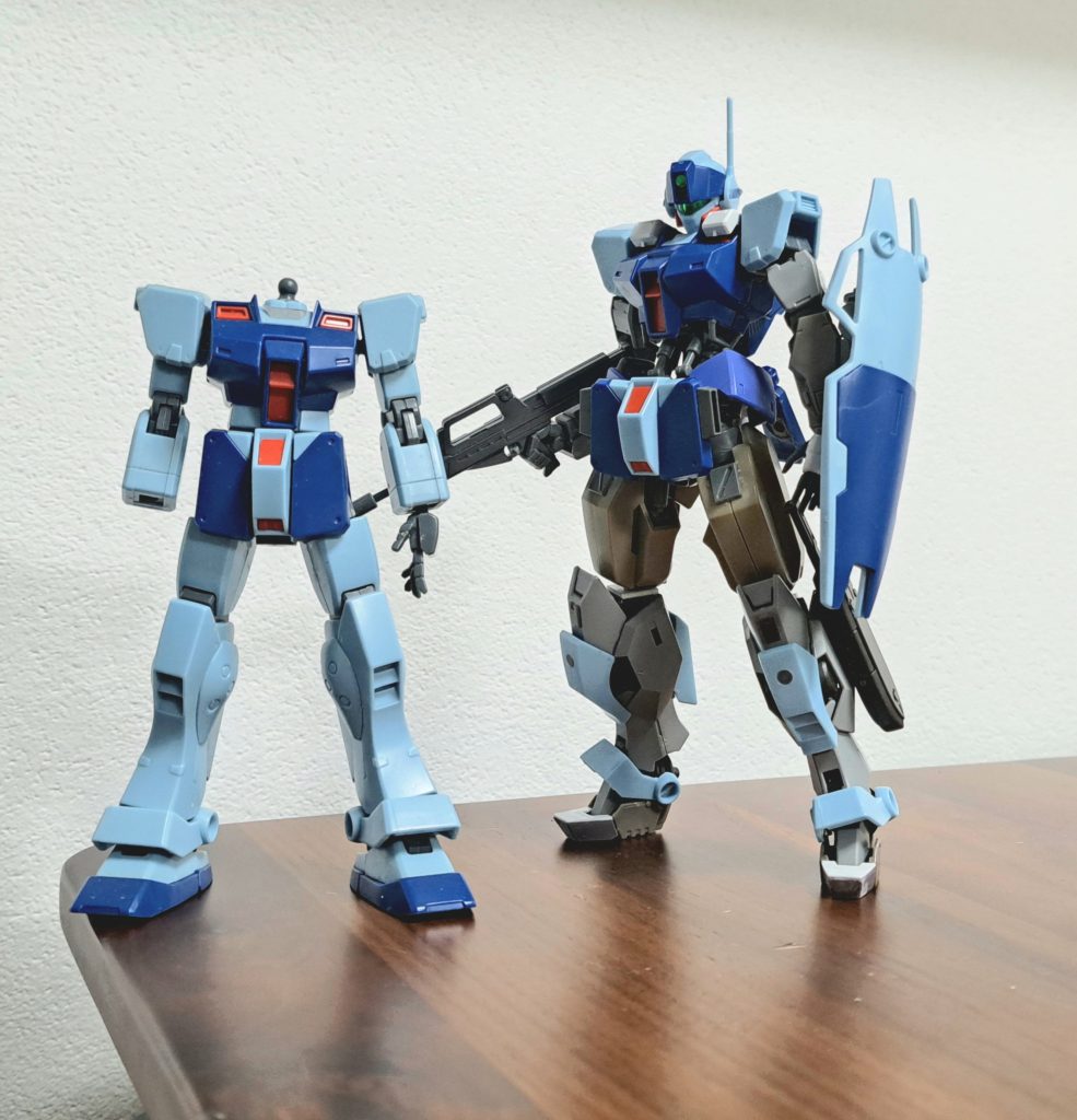 頭無いけどジムスナ2との比較かなり自分好みのスタイルに寄せてます