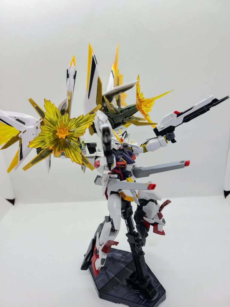 最大稼働状態でのフルバーストストフリのフルバースも迫力と圧倒的な弾数に、やっぱり脳を焼かれましたね～(笑)次は前作の「水星の巫女」のリメイクを考えています。気づいたら破損してたり未熟な技術ゆえにパーツのポロリがあったりと。まーたエアリアルかよと思ったり！ではでは失礼します～