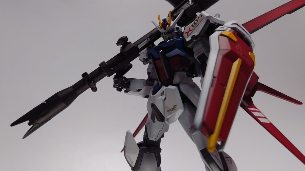 オプションパーツセット ガンプラ01(エールストライカー)では、豊富な武器が付属してるのがいいですね