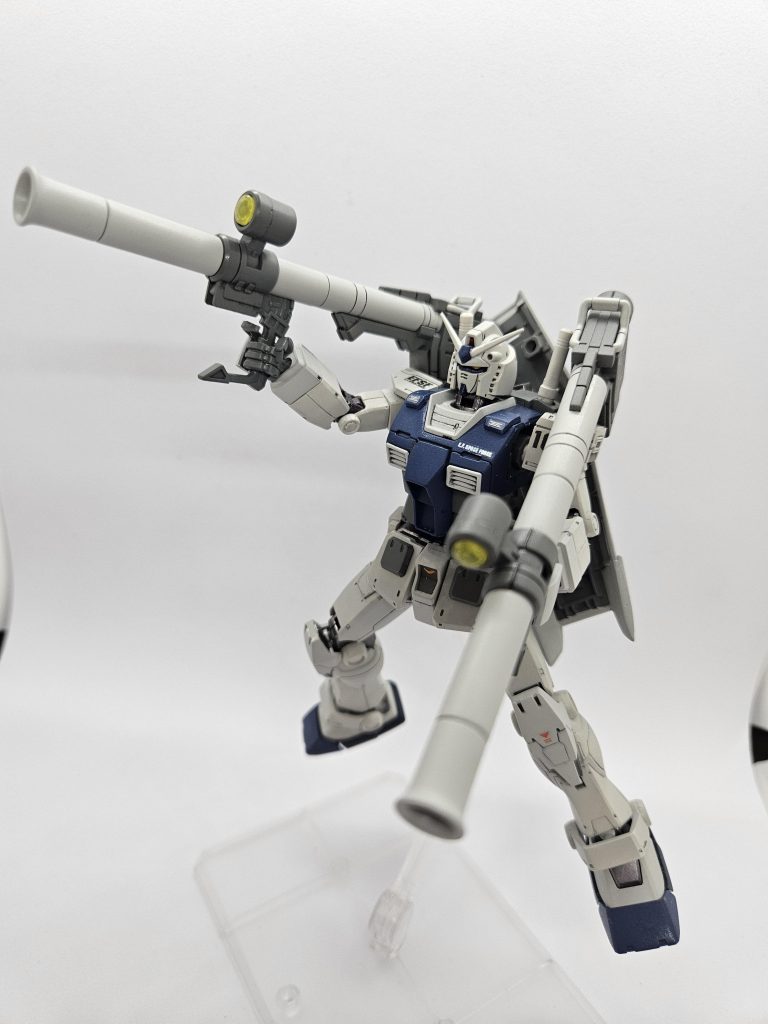 中のG-3はティターンズブルーでオリジナルカラーに振ってます。