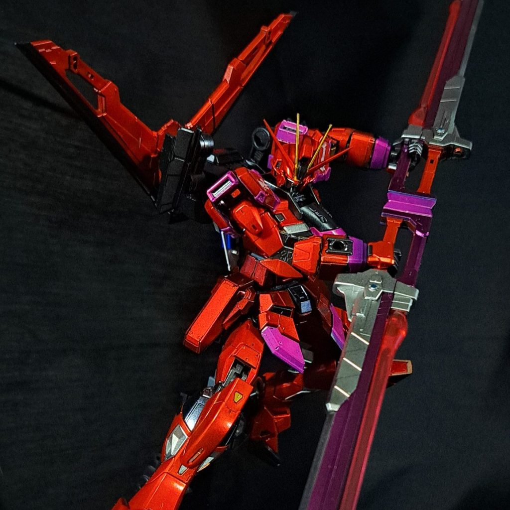 ガンプラ RGソードインパルス 全塗装完成品 RGソードインパルスガンダムSpecⅡ｜oz5500さんのガンプラ作品