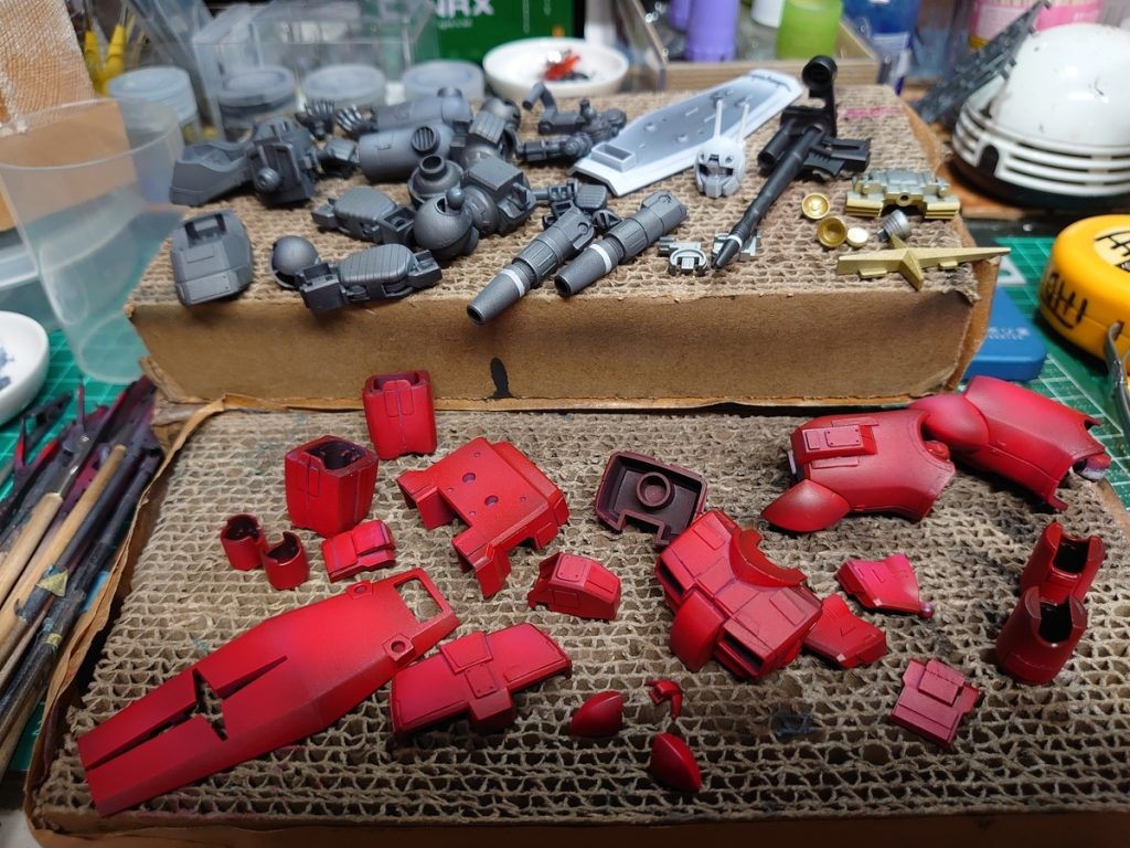 黒立ち上げ塗装しました。