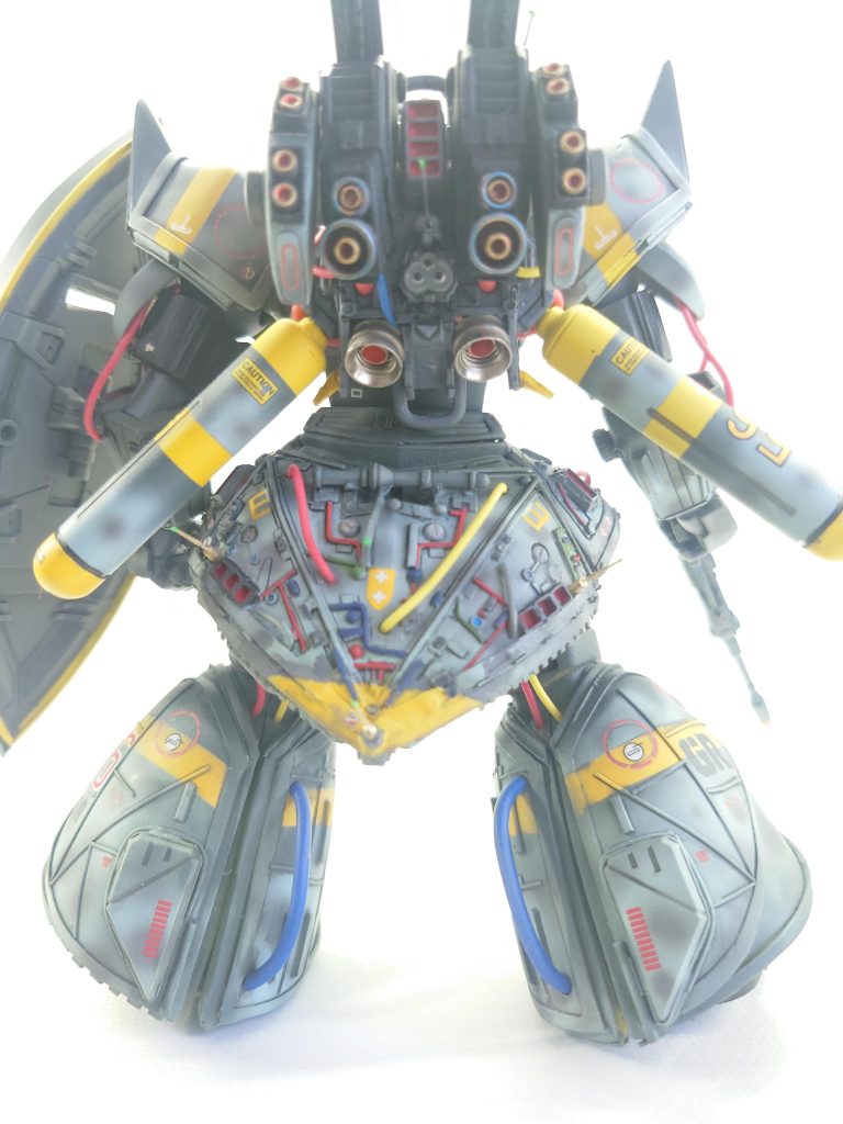 後部スカート表面はしつこいディテールをしつこ過ぎたかな