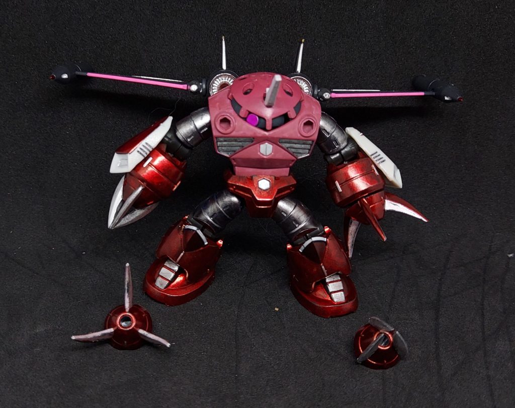 全部。初めて切ったりして加工しましたが、閉じクローがいい感じになってくれたので満足です。クローは塗料を弾くタイプの素材だったので塗る前にサンドペーパーで軽くごしごししました。