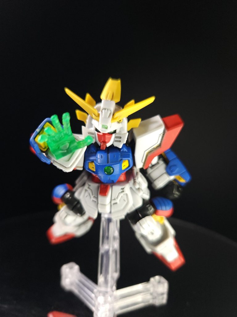 作品名：<p>MOBILE SUIT ENSEMBLE 25 シャイニングガンダム + MS武器セットのショート動画を作りました。 だいぶ前にガチャガチャで入手したものです。</p>