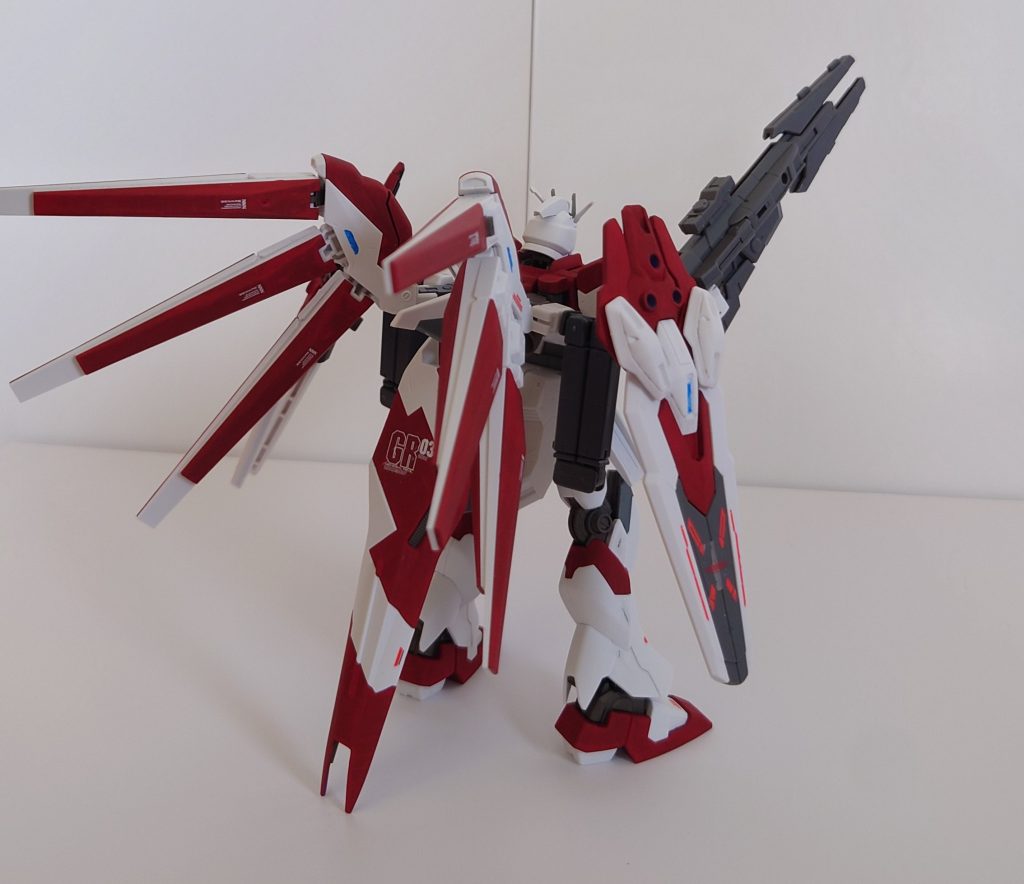 バック☆ショット背中が重いのでシールド君が物理的に支えてくれています