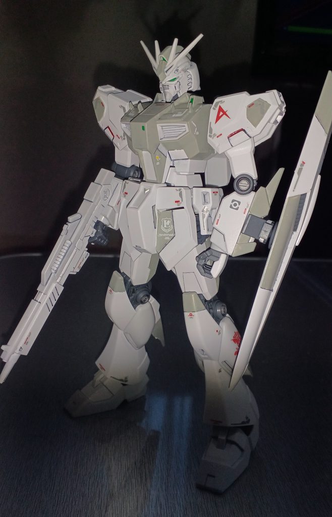 しっかり塗り分けできて良かったです。特にシールドが上手く行きました。見えてないですけどしっかりスカートに裏打ちをしています。