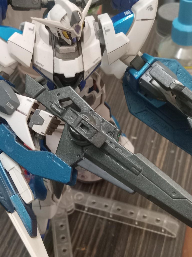 GNバスターライフルにガンダムアストレアのGNコンデンサーを追加しました