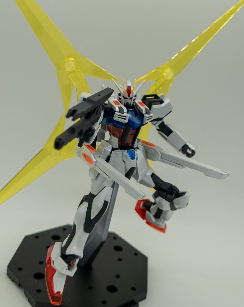 合体します!ストライク用に出来ているので、胸のアーマーがピッタリです。