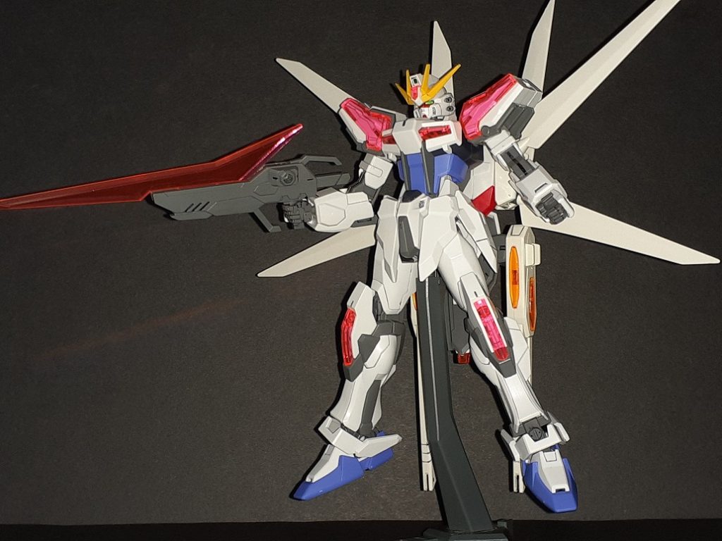 アニメにも登場し公式のユニバースブースターとギャラクシーブースターを使った形態。ユニバースブースターがBF放映当時品なのでクリアパーツが固まって変色してる……