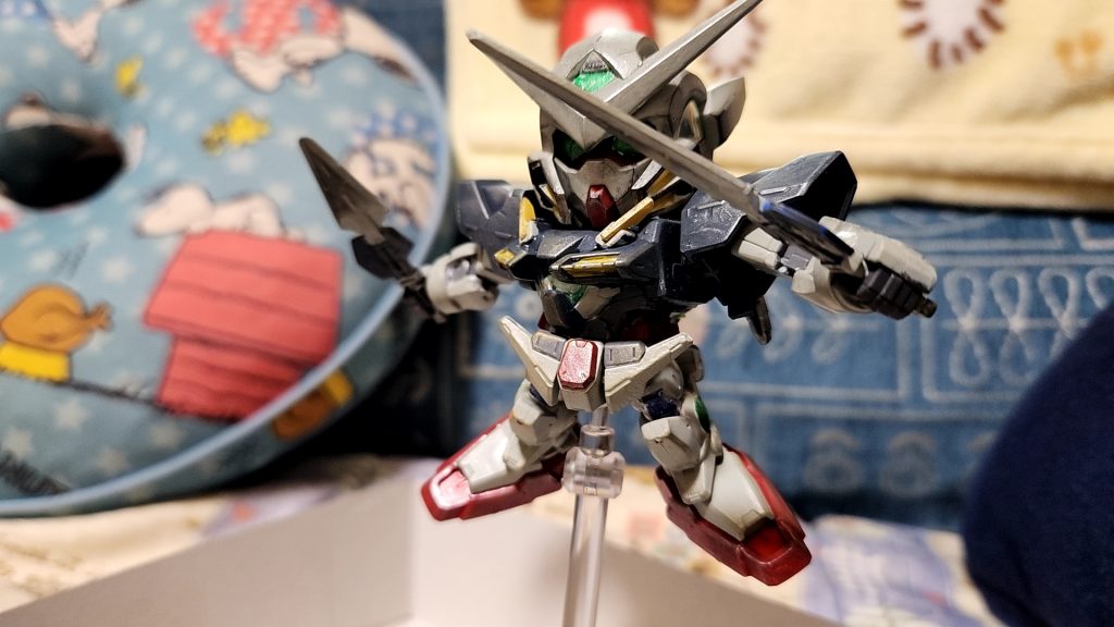 GNショート/ロングブレイドを構えて。こちらの実体剣も好きだったりします。