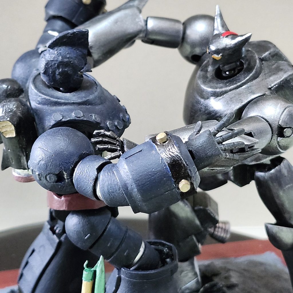 鉄人28号 対 ブラックオックス｜GarusuΣさんのガンプラ作品｜GUNSTA