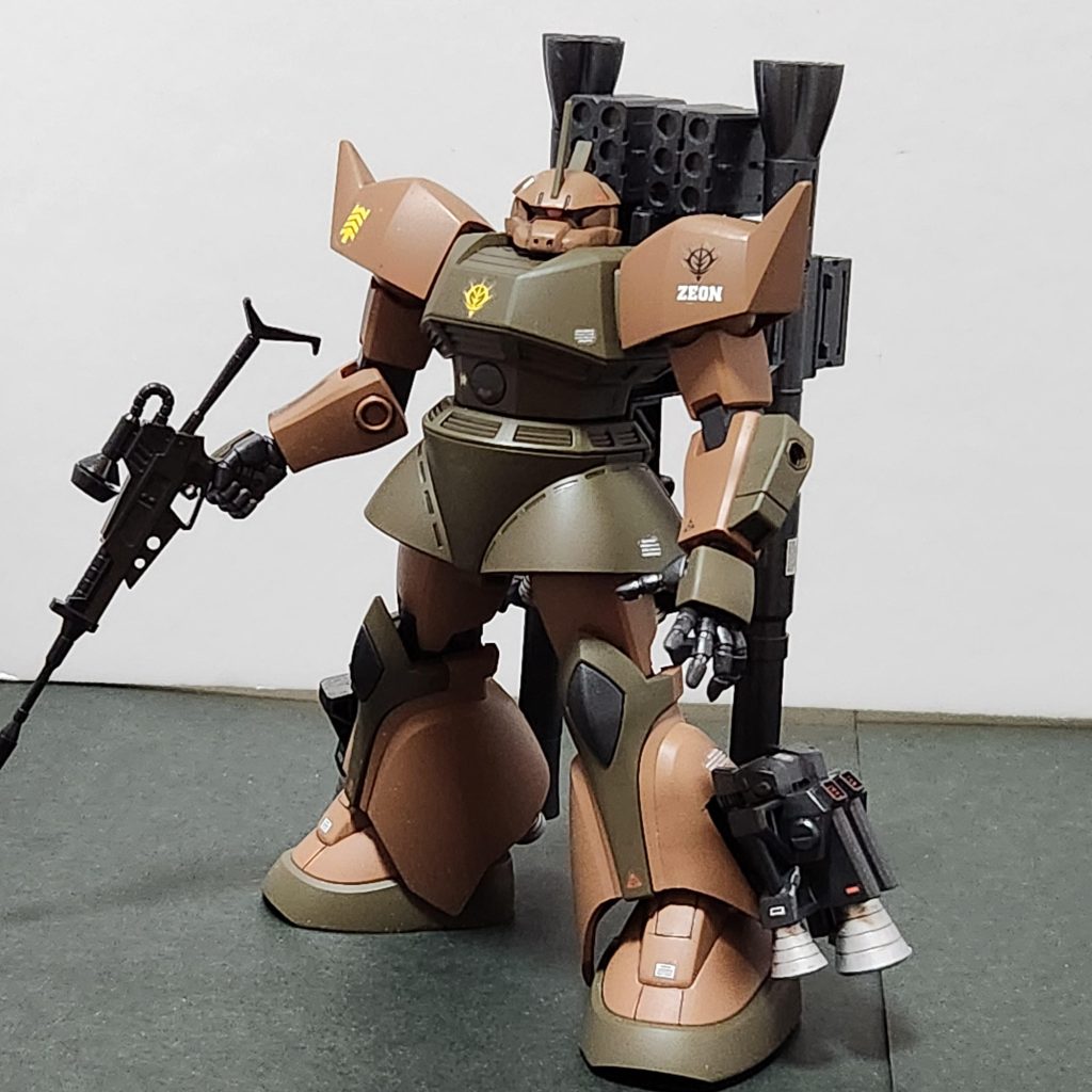 お盆にジョニーライデンの帰還を全巻読んだらどうにもゲルググが作りたくなって製作しました。