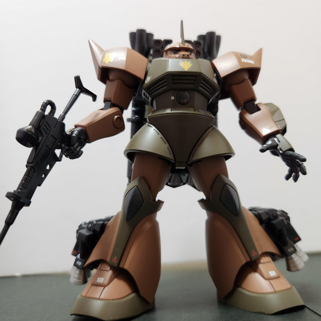 そんなにゲルググは好きではなかったのですが、作っているうちに愛着が湧いてきました。