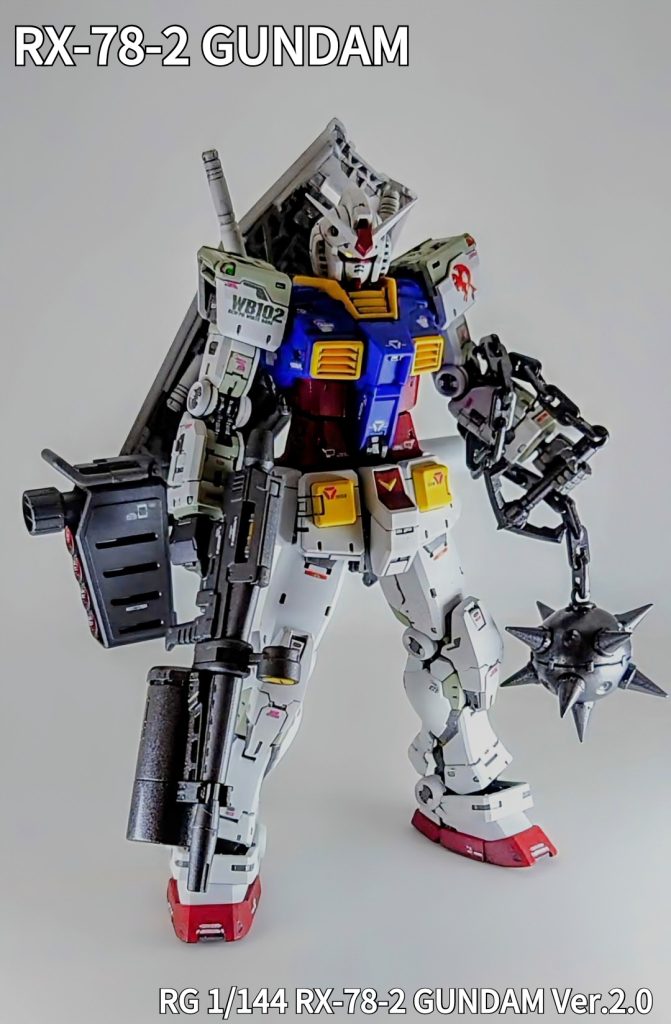 ※( こんな装備で前に立たれたら、絶望しかない…)そして今回、個人的にやりたかったのが…プレバンで購入したver.2.0専用武器セット