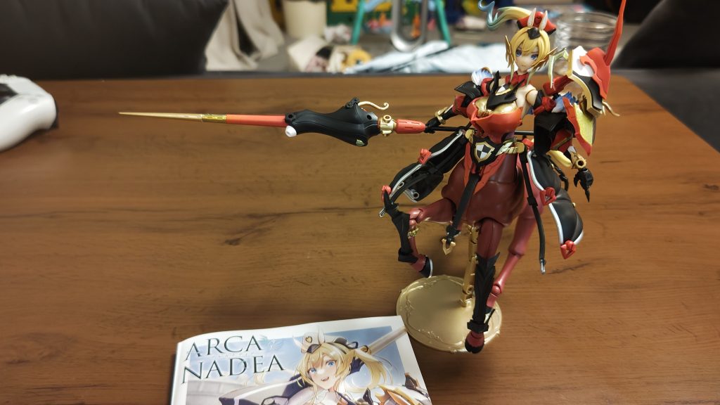 最後に、ガンプラあんま関係ないんですが、アルカナディアのエレーナ、気に入っております!赤兎馬で塗装いたしました! 最近はなかなか忙しくて、写真アップできていなかったので、まとめて失礼しました!最後まで、ありがとうございました🙇