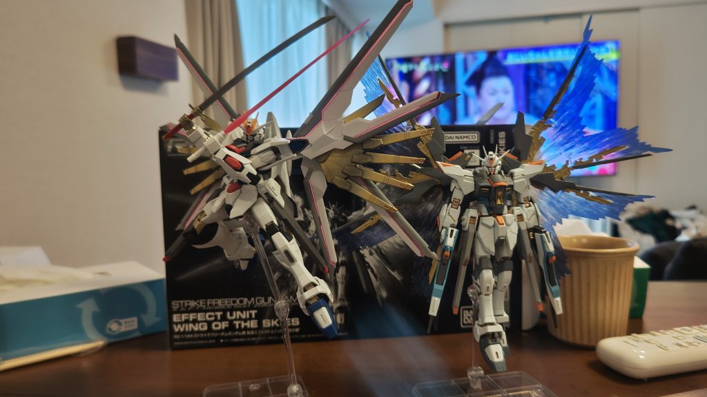 マイフリ全塗装しましたが、特に工夫してないので、供養!また光の翼も届きました!