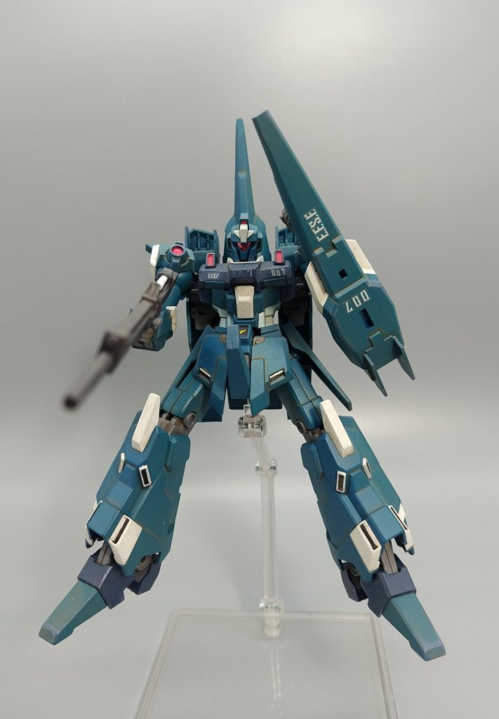 ウォッシングと軽いドライブラシで。