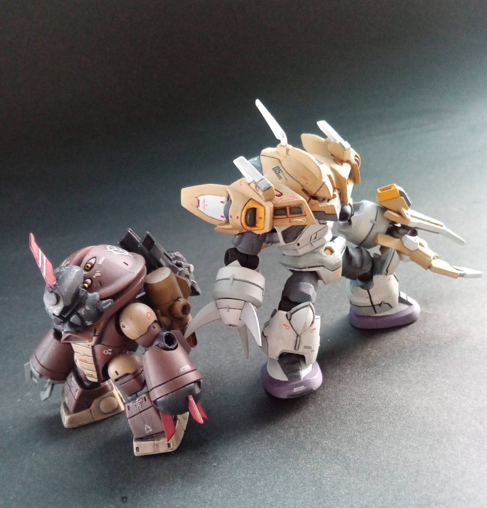 水泳部マスク先輩、ダリルアッガイと。