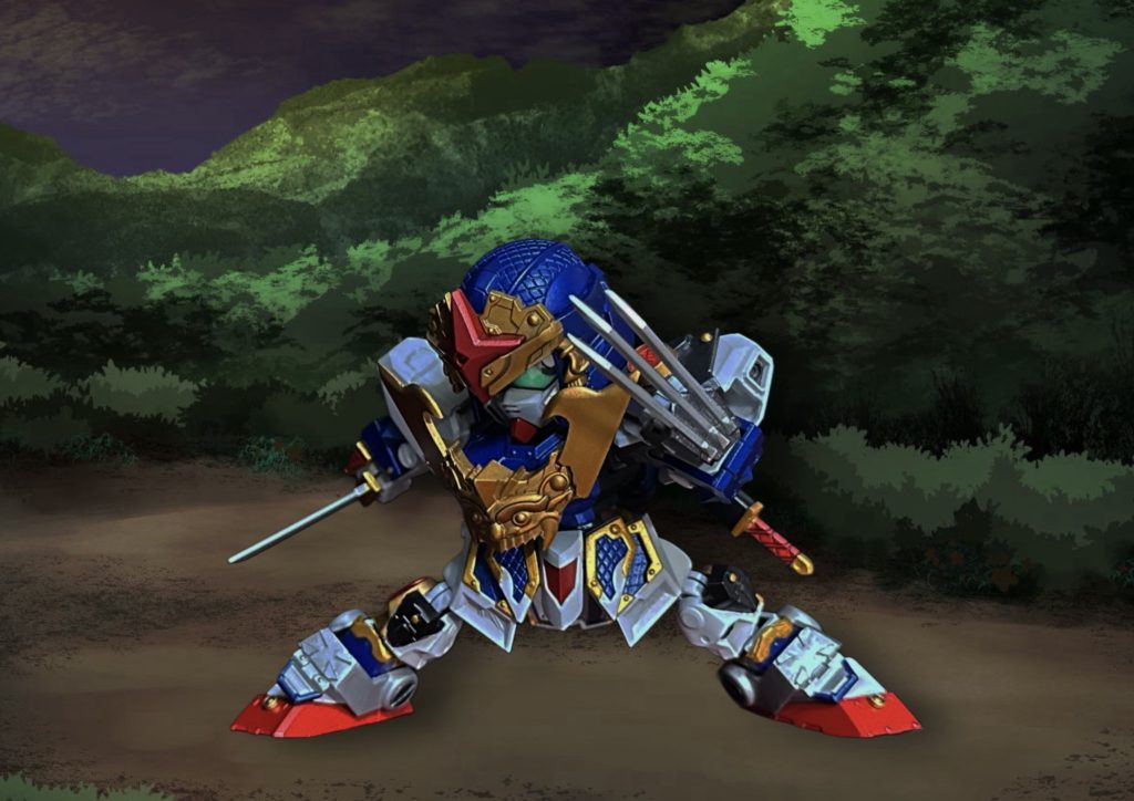 隠密頑駄無を切り抜いて、デジラマ化してみたり。