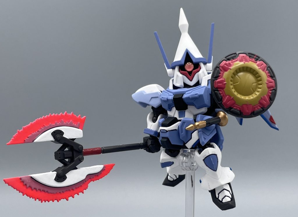 月光のワルキューレ 私は、このギャン・シュトロームのデザイン大好きです。ギャンが持っていた“騎士らしさ” をしっかり残しつつ、しっかりC.E. の世界に馴染んでいます。さすがは大河原先生の仕事ですね。 モビリティ・ジョイントでもなければ、ギャン・シュトロームがSDで立体化されるなんて今後一切ないでしょうから、SD大好きな私にとっては、かけがえのないシリーズです。今後も購入していきたいと思います。 しかし・・・困ったことに、本家のガンプラの方が買えていないんですよね…。バンダイさんには、余るほど再販して下さい(>_<) 皆さんは、ギャン・シュトロームのデザイン好きですか?よろしければコメント欄で教えて下さいね(^^♪最後までご覧いただき、ありがとうございました!!