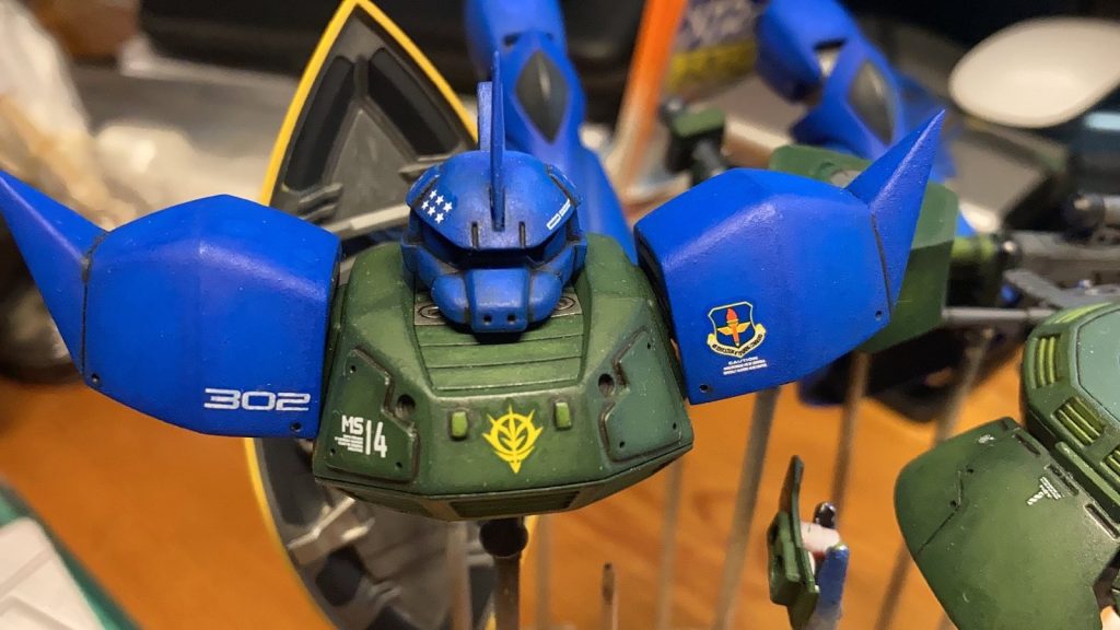 MS-14A ガトー専用ゲルググ (2022完成) 全筆塗 !–3枚目/制作者：Kamman