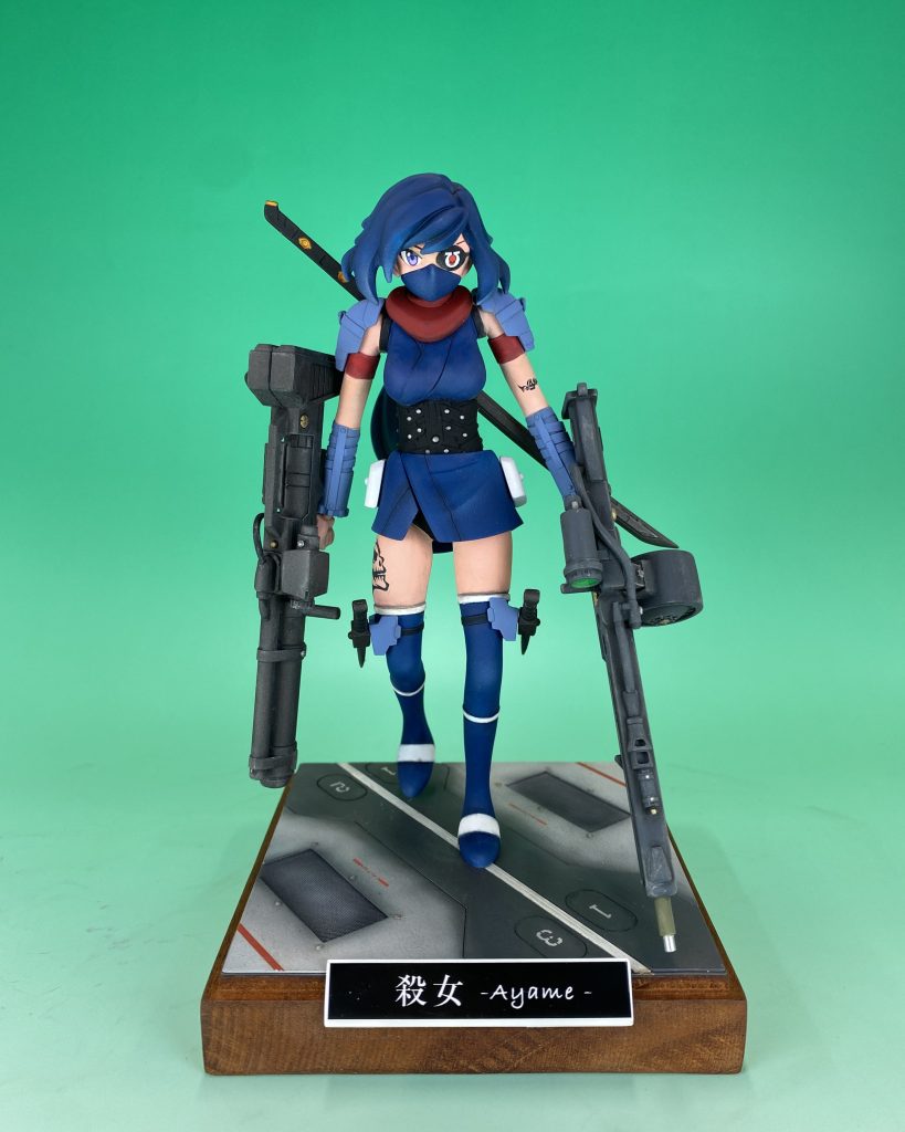 武装はジャンクを改修ちょっとしたベースも作りましたネオジムで立たせてます名前は当て字で強そうにしました