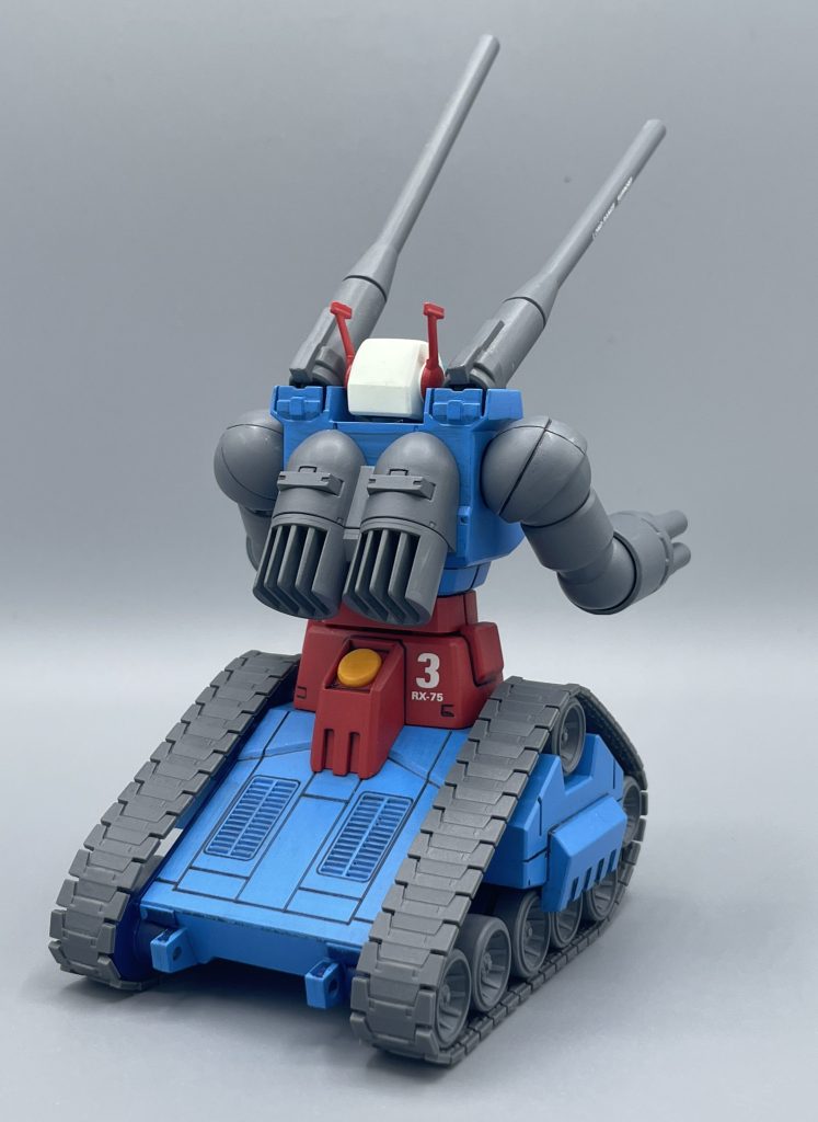 バックショット　個人的には「３」のデカールがお気に入り。