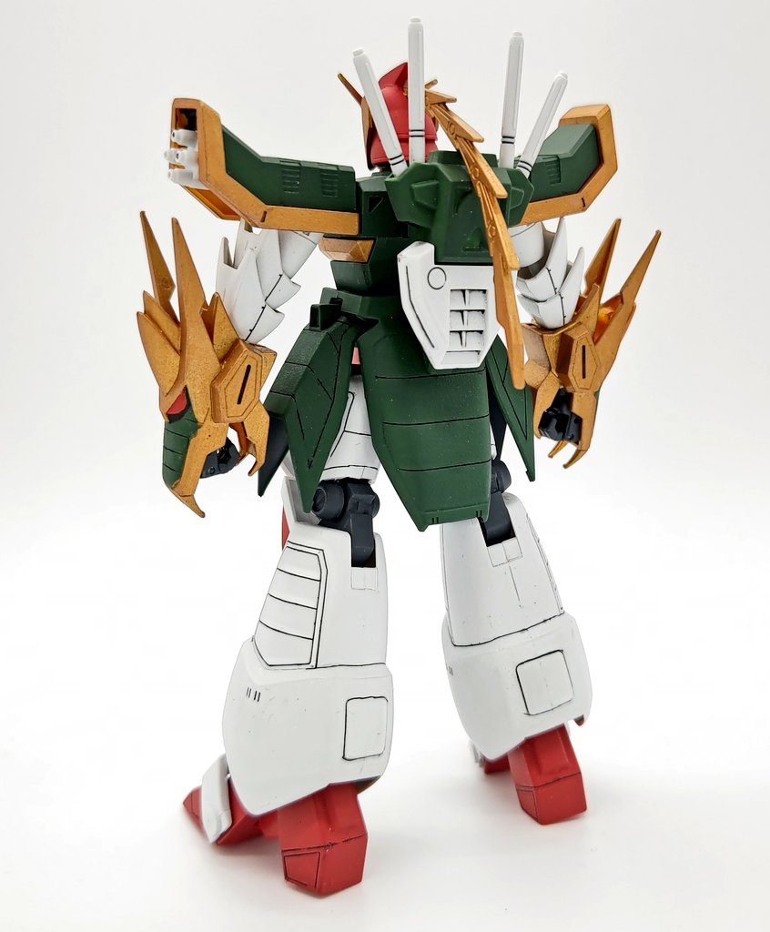 ドラゴンガンダム1/100–3枚目/制作者：ユッキー