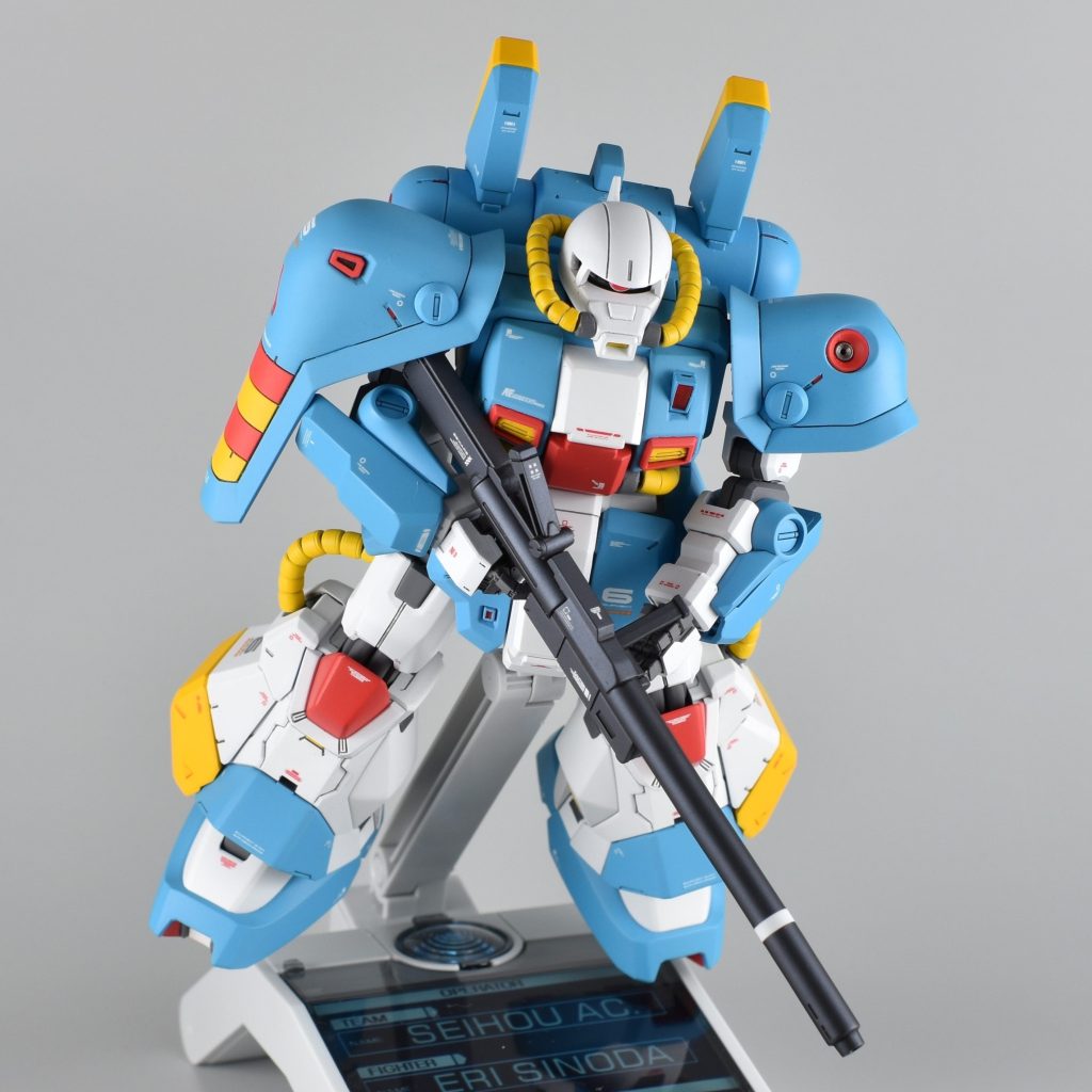 追加画像HGカスタマイズキャンペーン 2014Summer ビームランチャーを装備させてビルドファイターズトライのシノダ・エリ機を再現