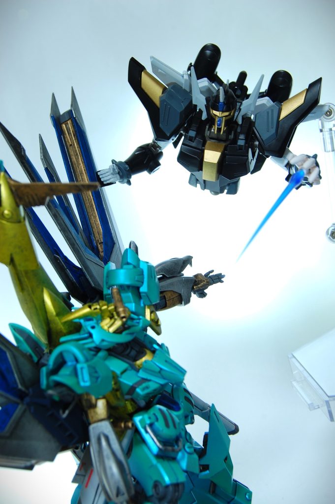 分離攻撃を食らって。