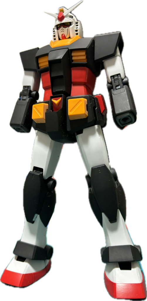 装甲がポロポロするので、接着してしまいました。色はプロトタイプをイメージしましたが…パンダみたいに…