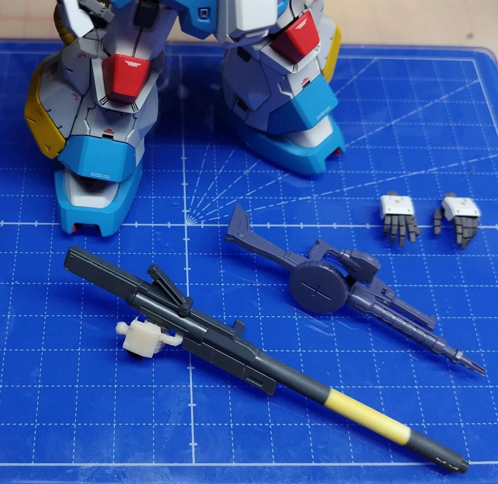 ビームランチャーは砲身延長してます